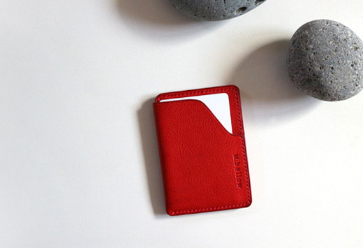 twin wallet - red