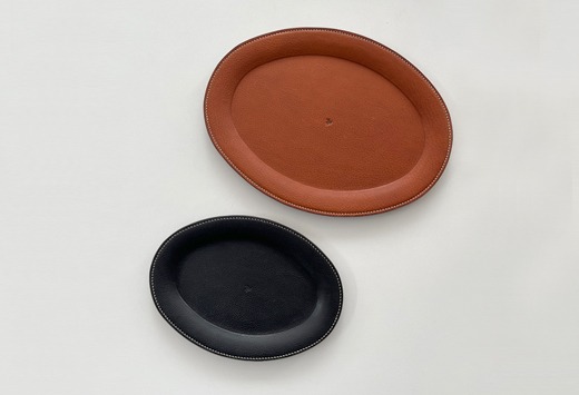 leather tray
